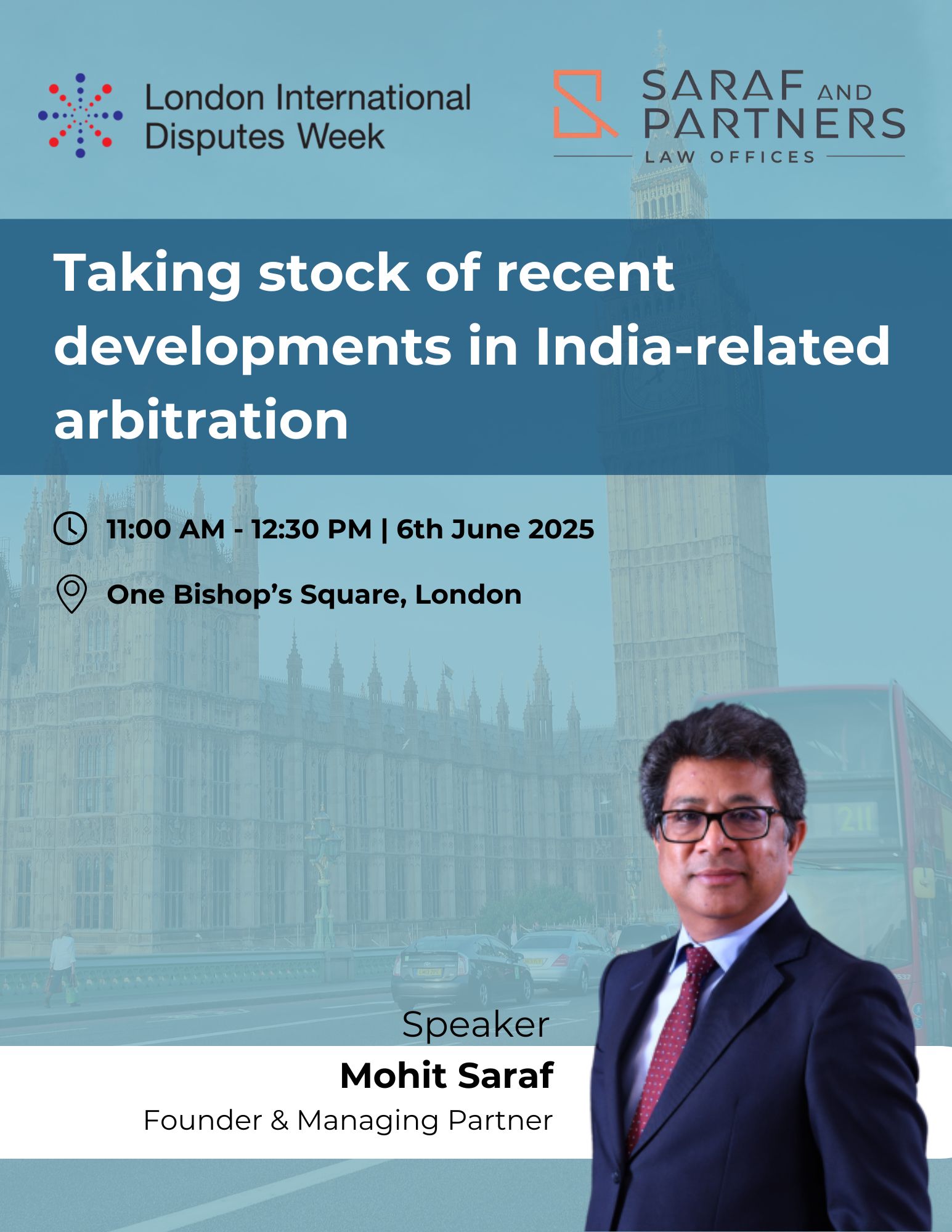 Saraf and Partners - We are delighted to announce that our Partner, Mr ...