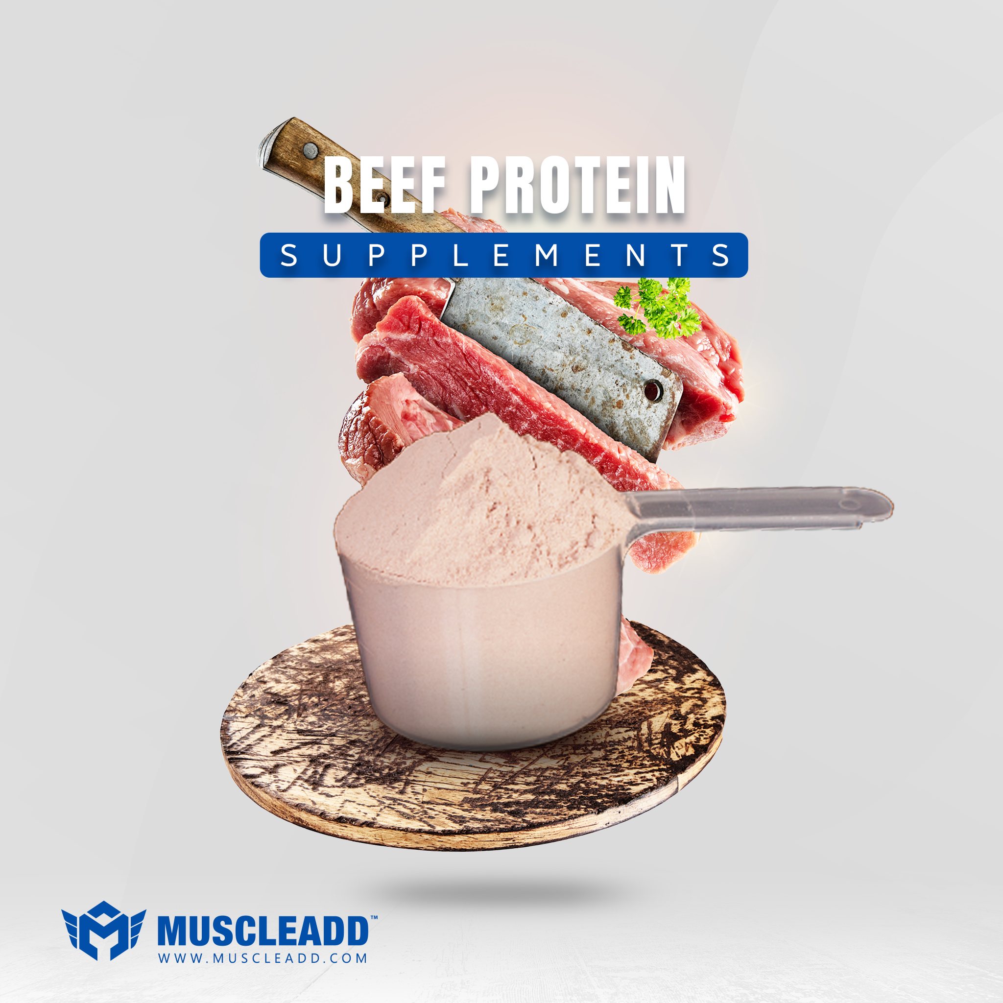 Muscle Add - Beef protein powder has gained popularity...
