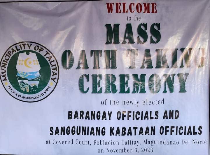 Mass Oath Taking of Newly... - Municipality of Talitay
