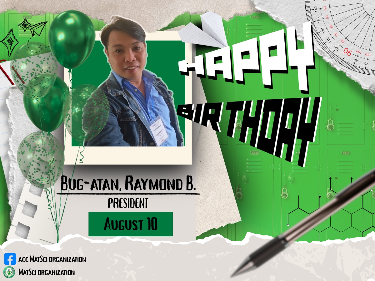 Happy Birthday to our incredible... - ACC MatSci Organization | Facebook