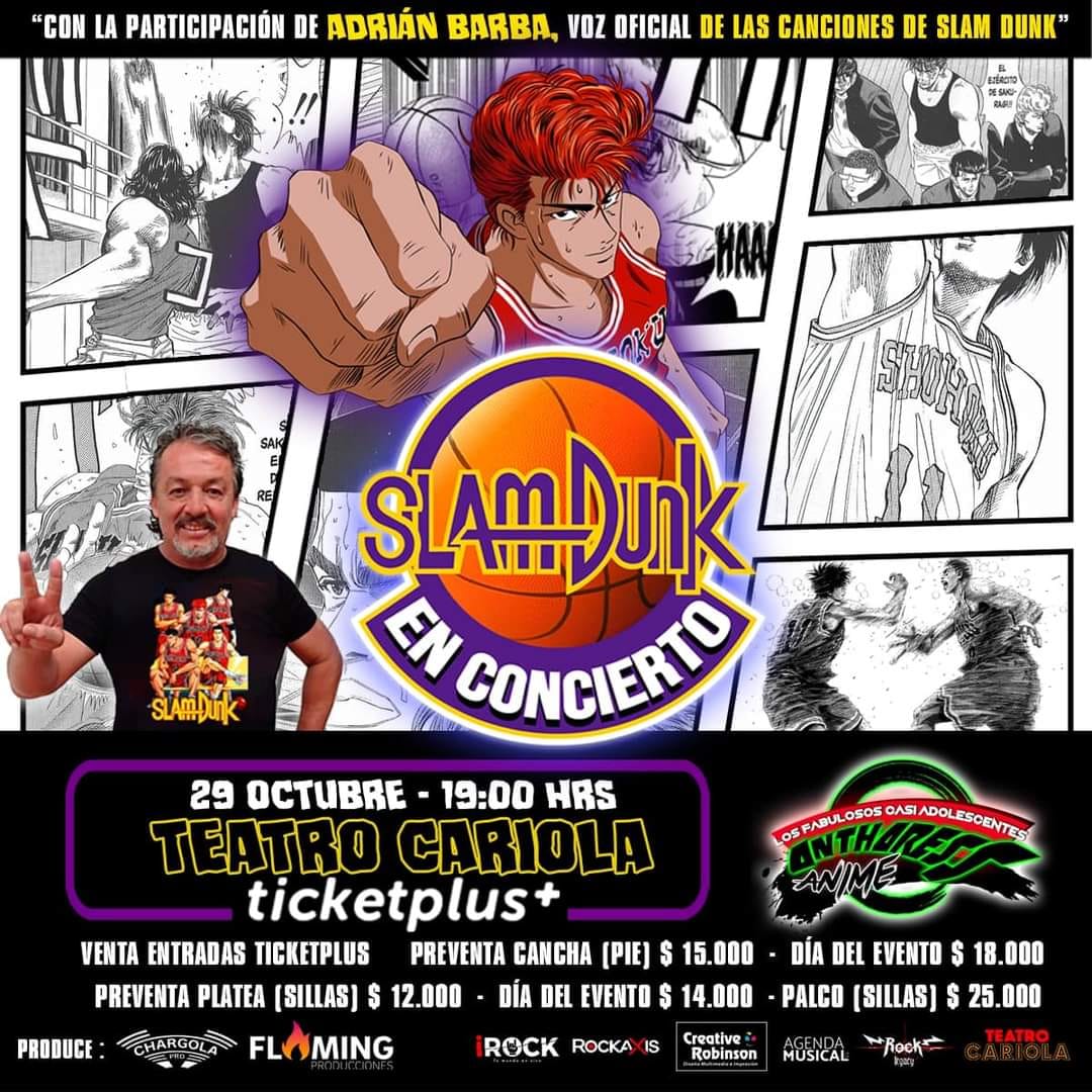 Rockbusvalpo - 🏀Slam Dunk en Concierto 🏀Vuelve el show que revive lo ...