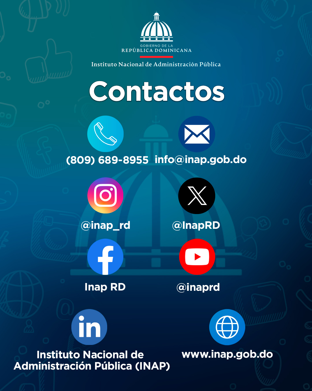 📢 Recuerda... - Instituto Nacional de Administración Pública
