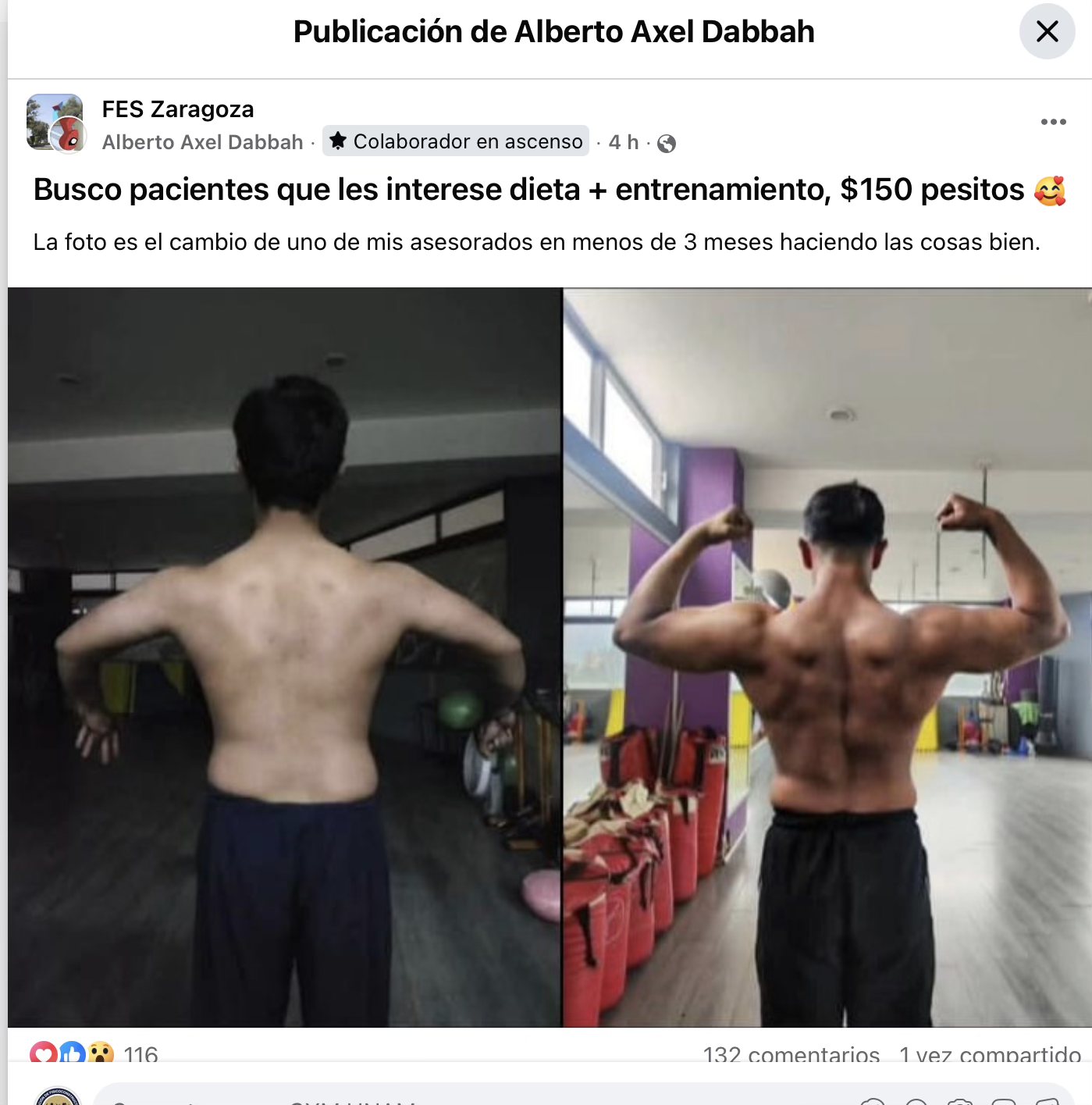 GYM UNAM - 🚨 Atención 🚨 Si llegan a ver esa publicación en... | Facebook