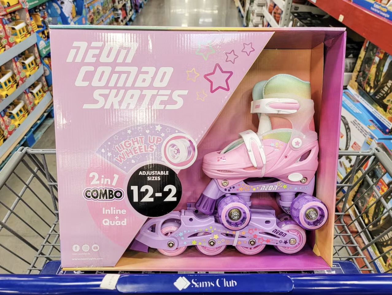 🛼 Sam's Club members can score Neon 2-in-1 Combo Skates with Light-Up 