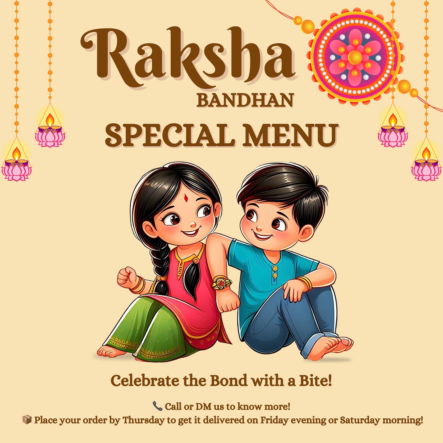 The Baked Box - Raksha Bandhan Special Menu is here! ... | Facebook