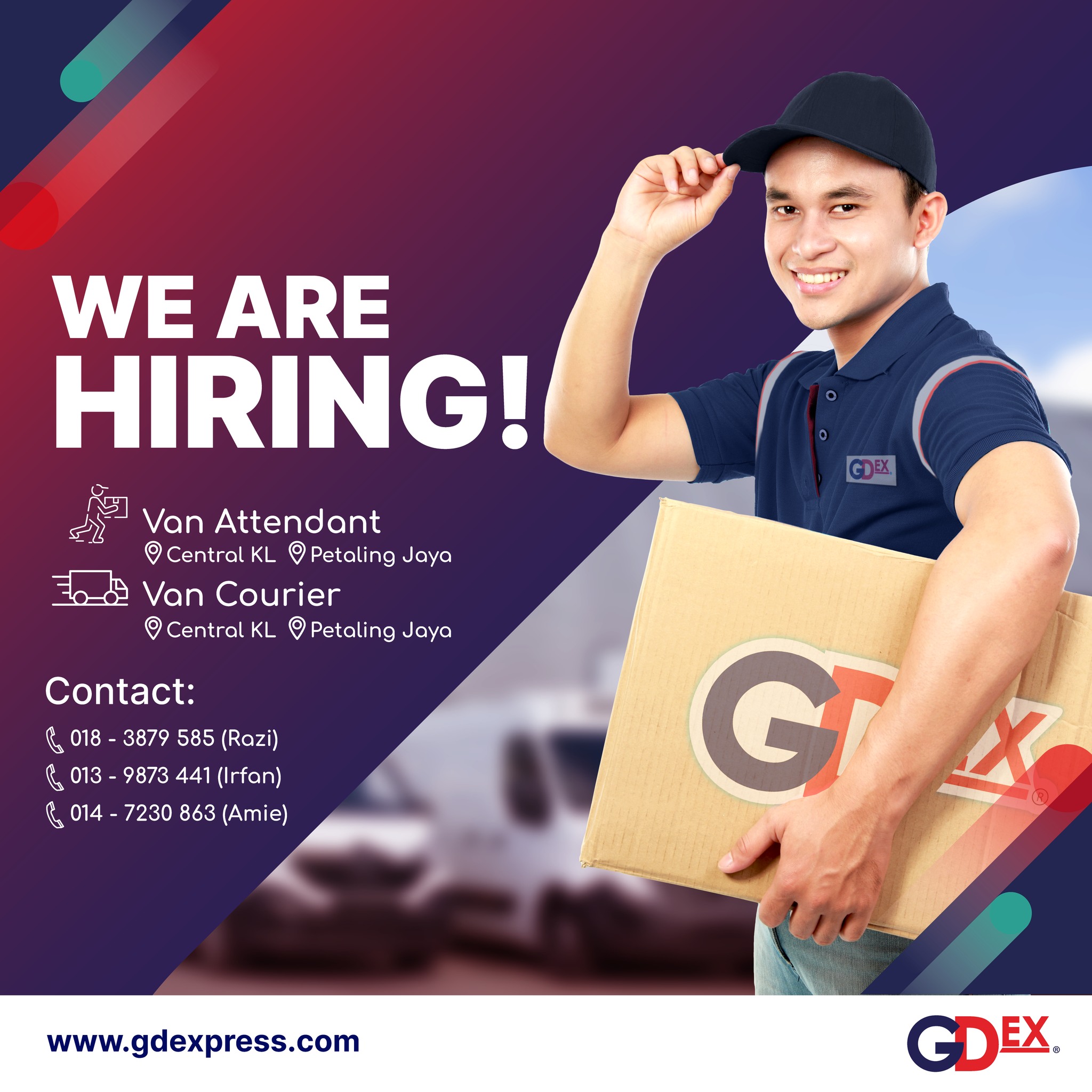 🌟 Join the GDEX Team: We're Hiring!... - GD Express Sdn Bhd | Facebook