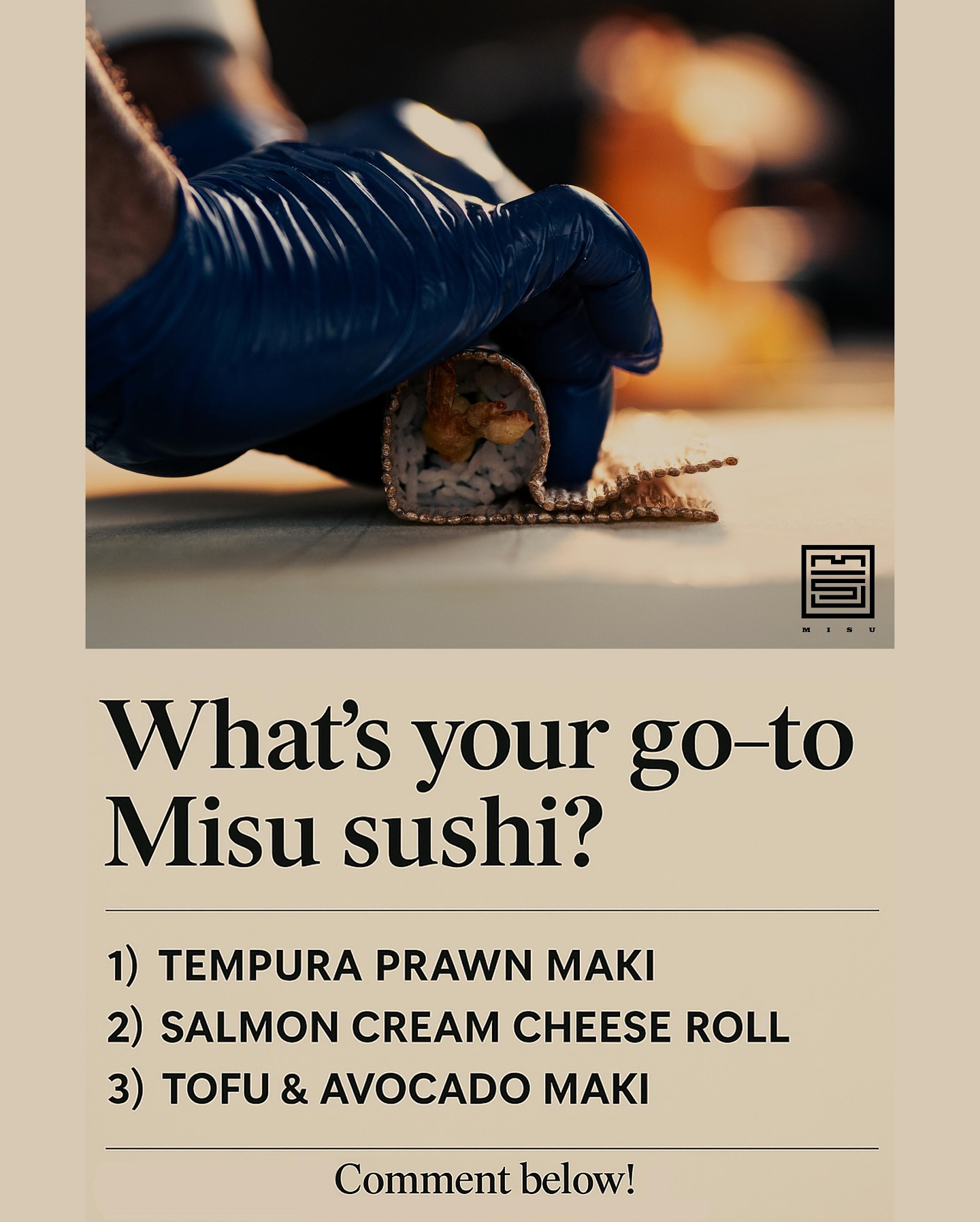 Misu - 🍣 What’s your go-to Misu sushi? The roll call is... | Facebook