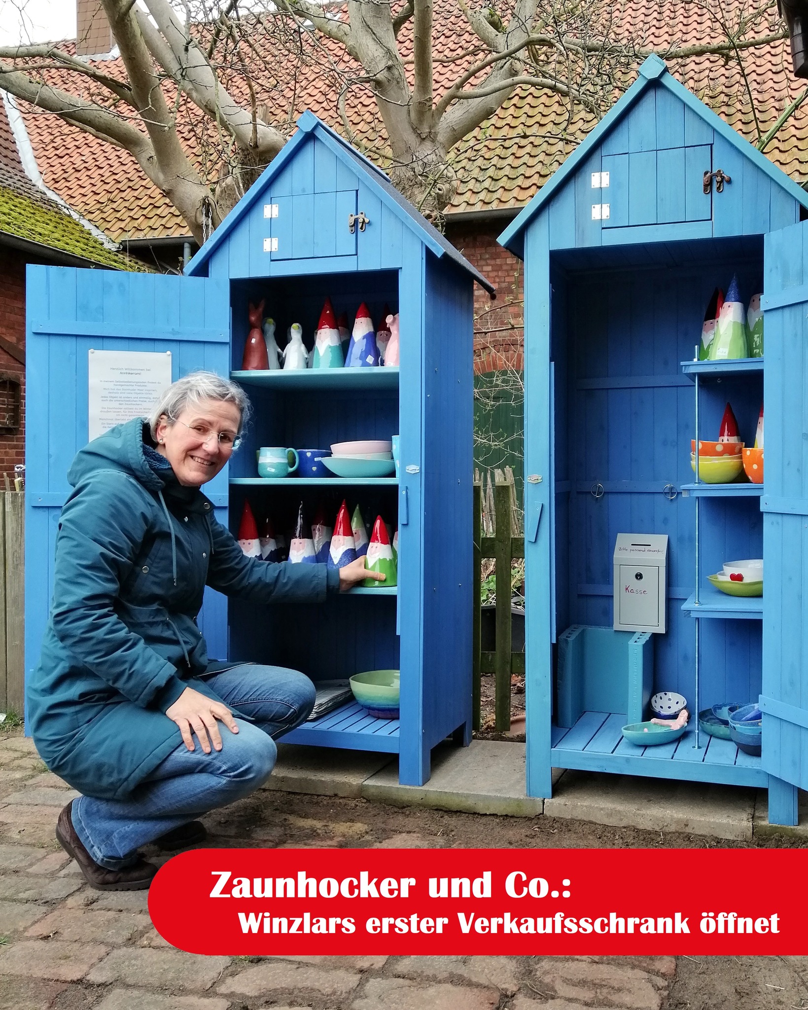 🌈Zaunhocker und Co.: Verkaufsschrank jetzt auch in Winzlar! Da schaut her: Jetzt (heute) öffnet der erste Verkaufsschrank in Winzlar! Beziehungsweise gleich zwei Schränke – weil nicht alles in einen S
