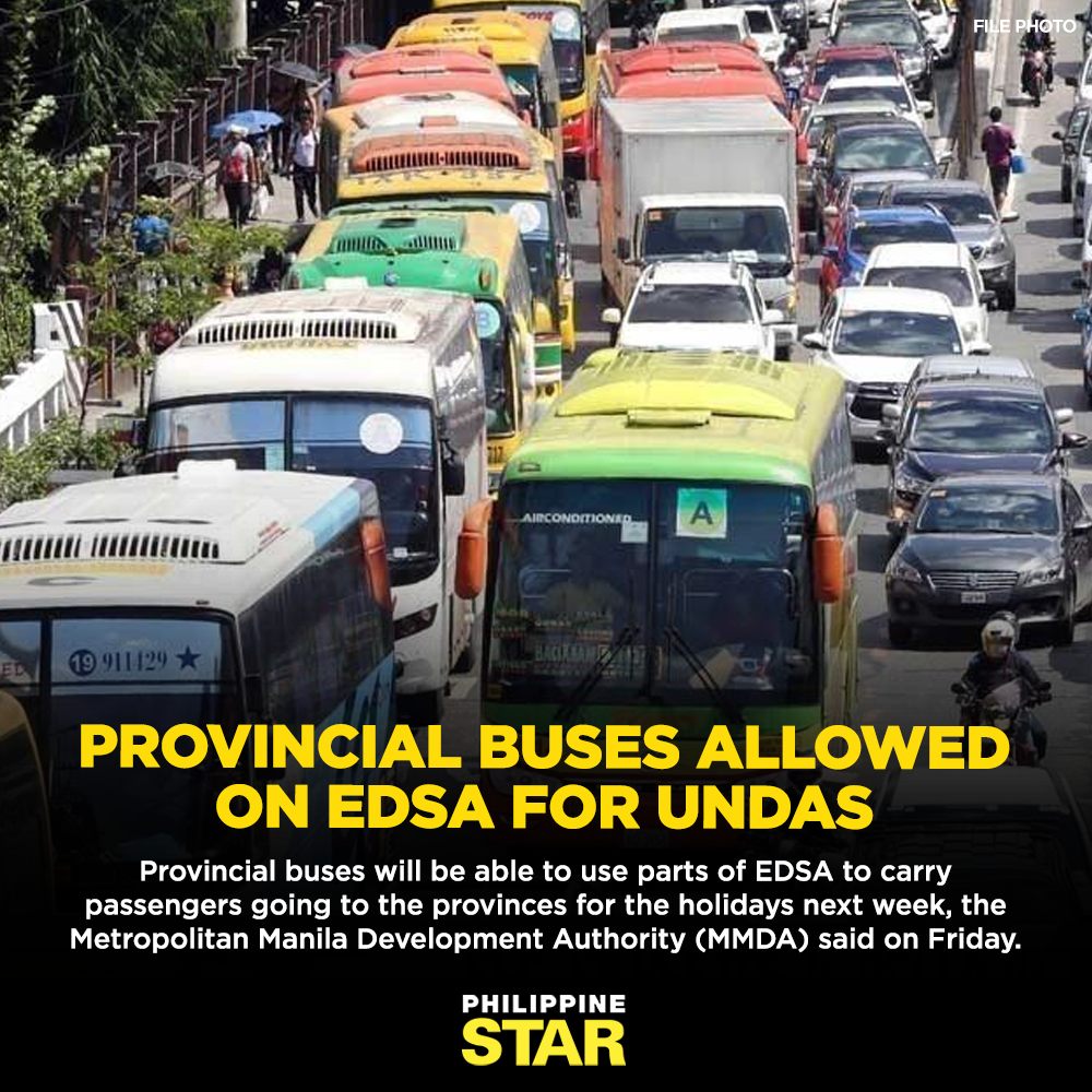 Philippine Star - Buses coming from Northern Luzon may go...
