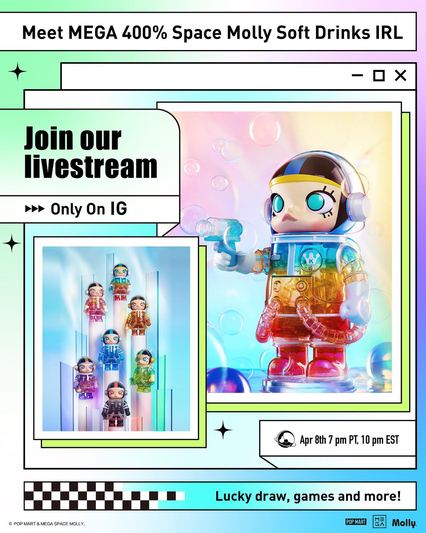 Meet MEGA Collection 400% Space Molly Soft Drinks IRL!??? We