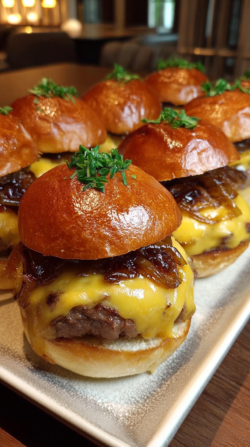 Tasty - Cheeseburger Sliders with Caramelized Onions 🍔🧅 🛒 Ingredients ...
