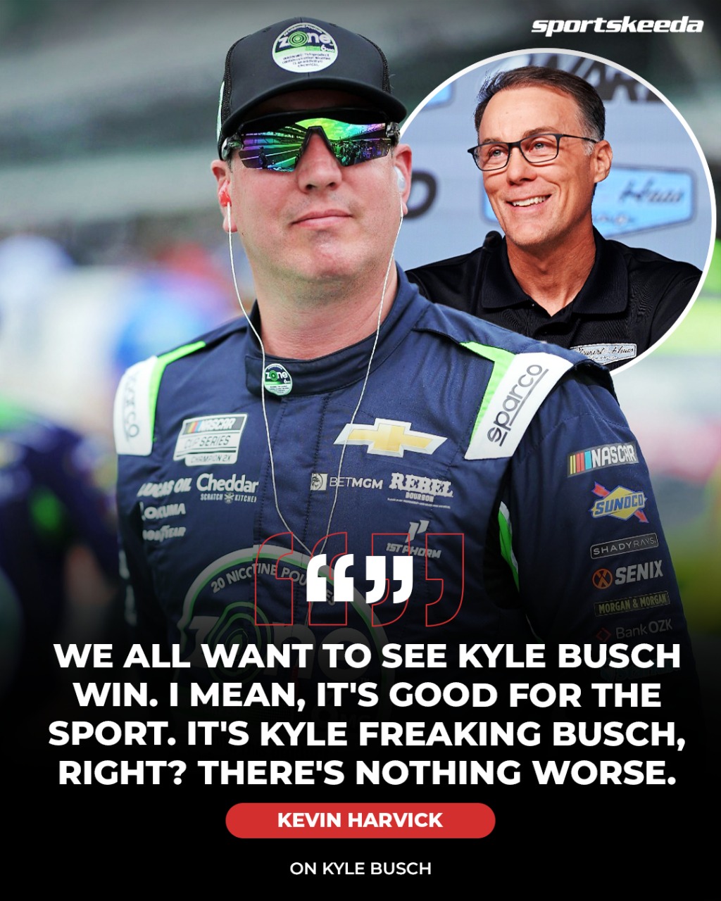 Sportskeeda - We all want to see Kyle Busch in Victory Lane! 👀 | Facebook