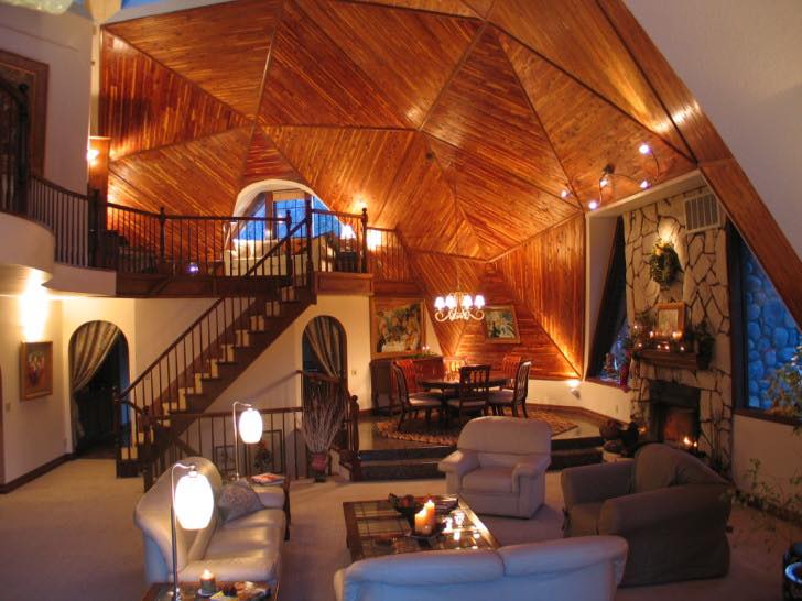 GEODESIC DOME HOMES | Our home with a dome addition is for sale in ...