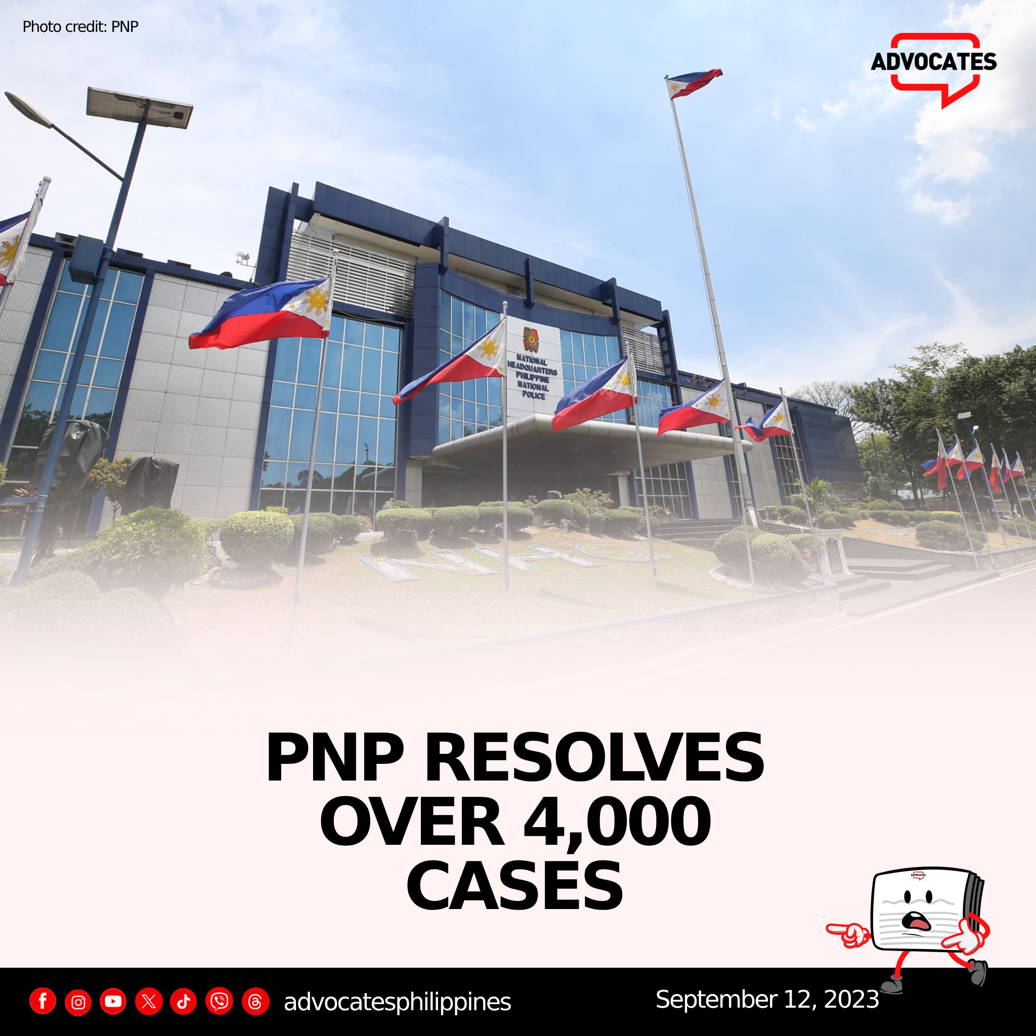 Advocates - The Philippine National Police (PNP) has announced the ...