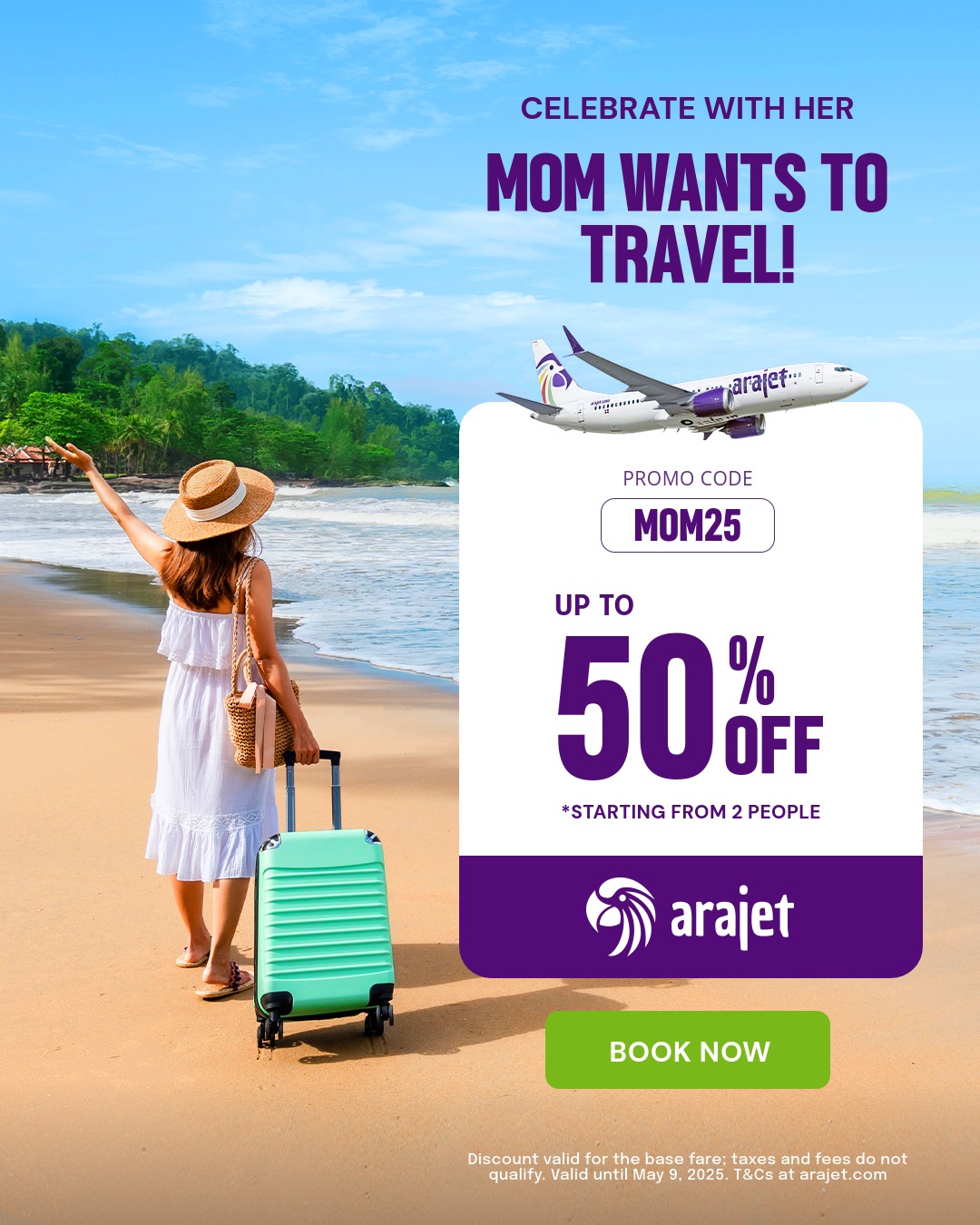 Arajet - ¡Sigue estos simples pasos para adquirir un 30%... | Facebook