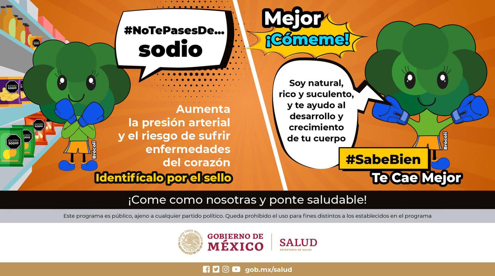 SEMARNAT - ¡Evita el exceso de sodio en tu alimentación!... | Facebook