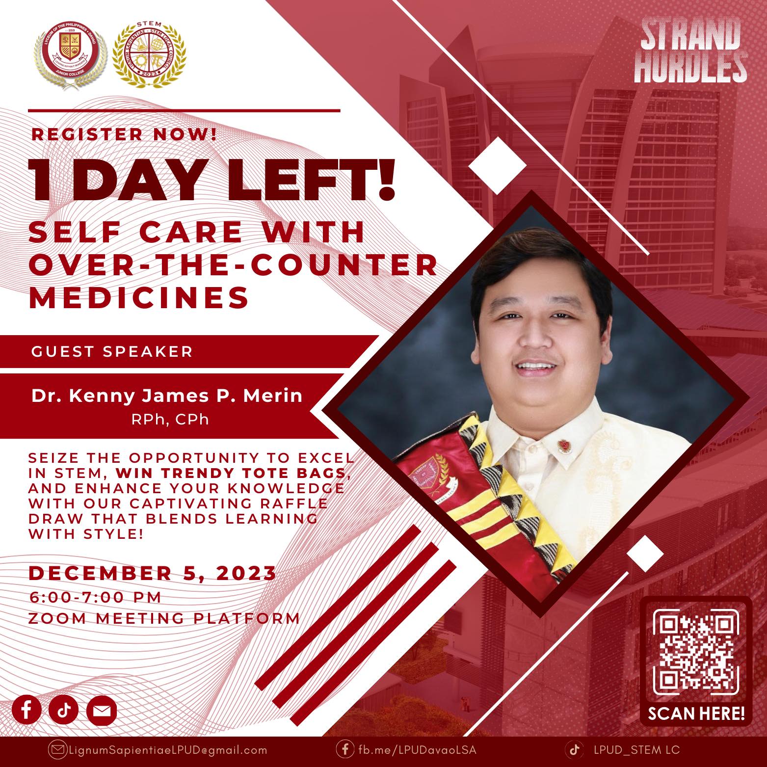 𝐎𝐍𝐄 𝐃𝐀𝐘... - LPU Davao Lignum Sapientiae STEM Local Council