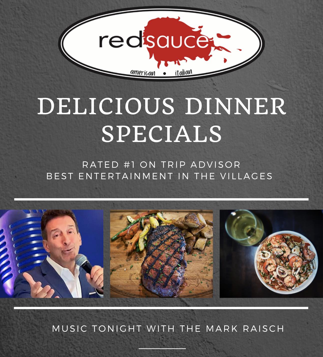 Redsauce - Enjoy a touch of Italian ambiance at Redsauce! Join us ...