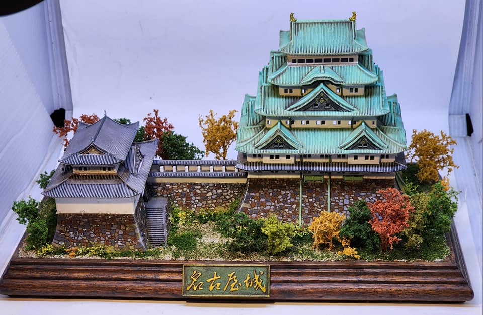 1/350 Japanese famous castle Deluxe Gold Nagoya Castle‎ Plastic