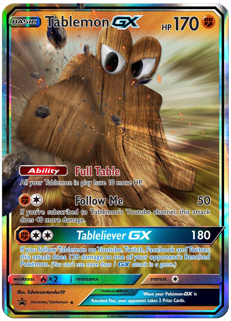 Tablemon - New card revealed! Once we get to 100 Likes,... | Facebook