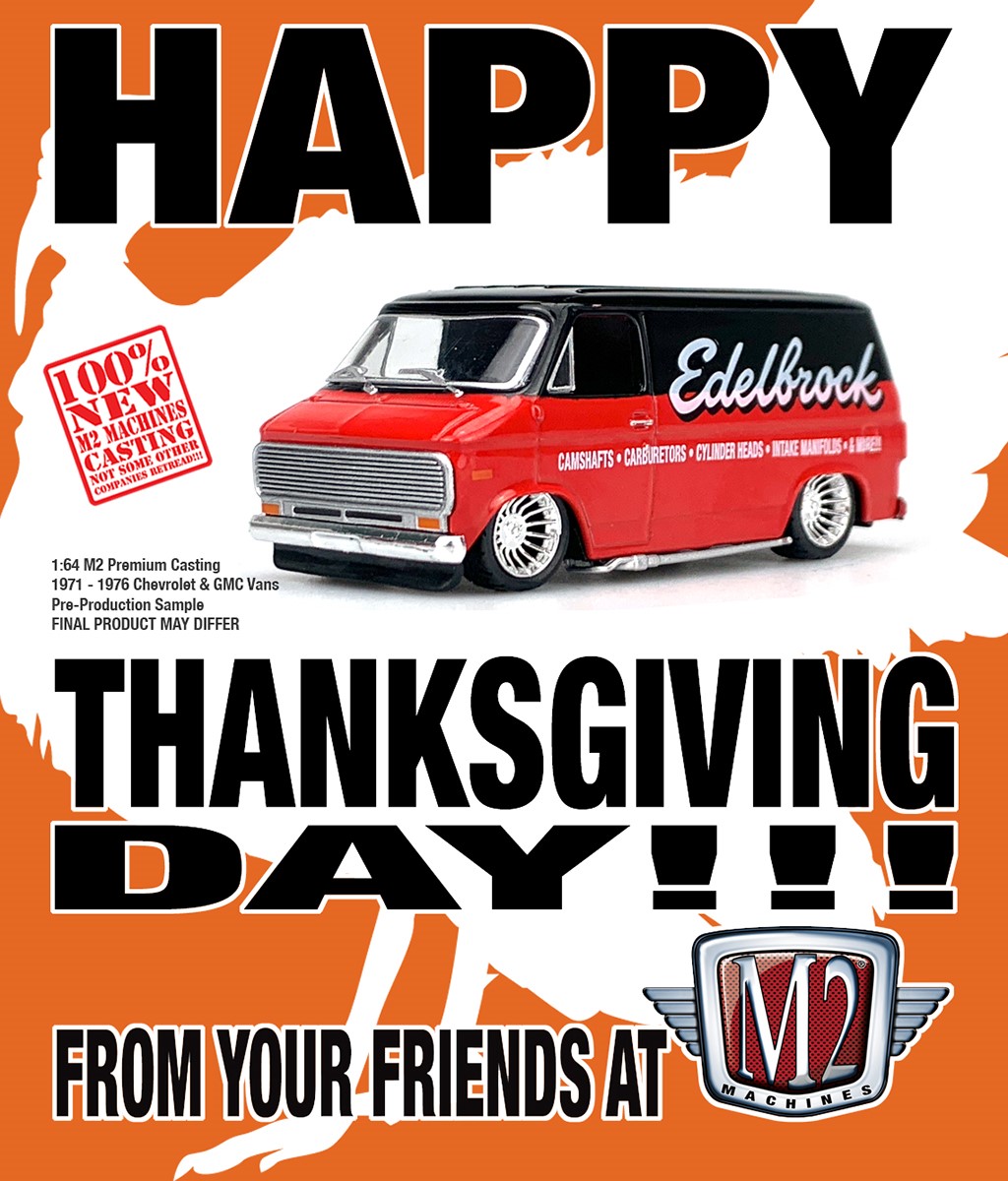 M2 Machines Exclusive Ornament 1971 Chevy Van Rouge - Édition Limitée O'Reilly, Neuf