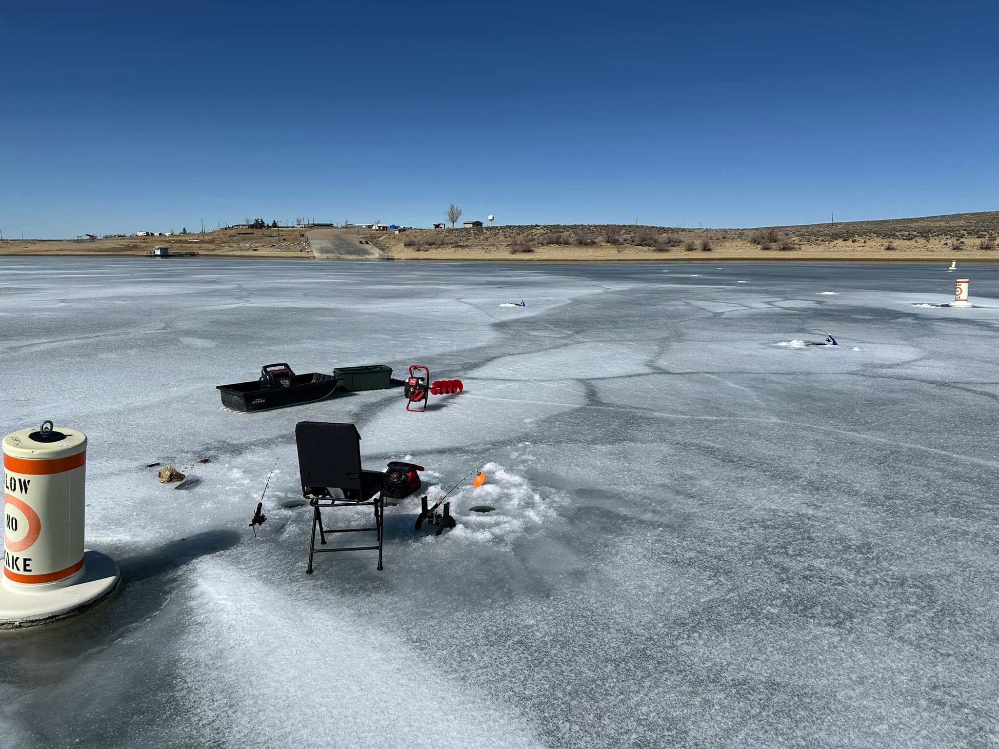 box butte ice fishing report Elite Anyone fish Box Butte today