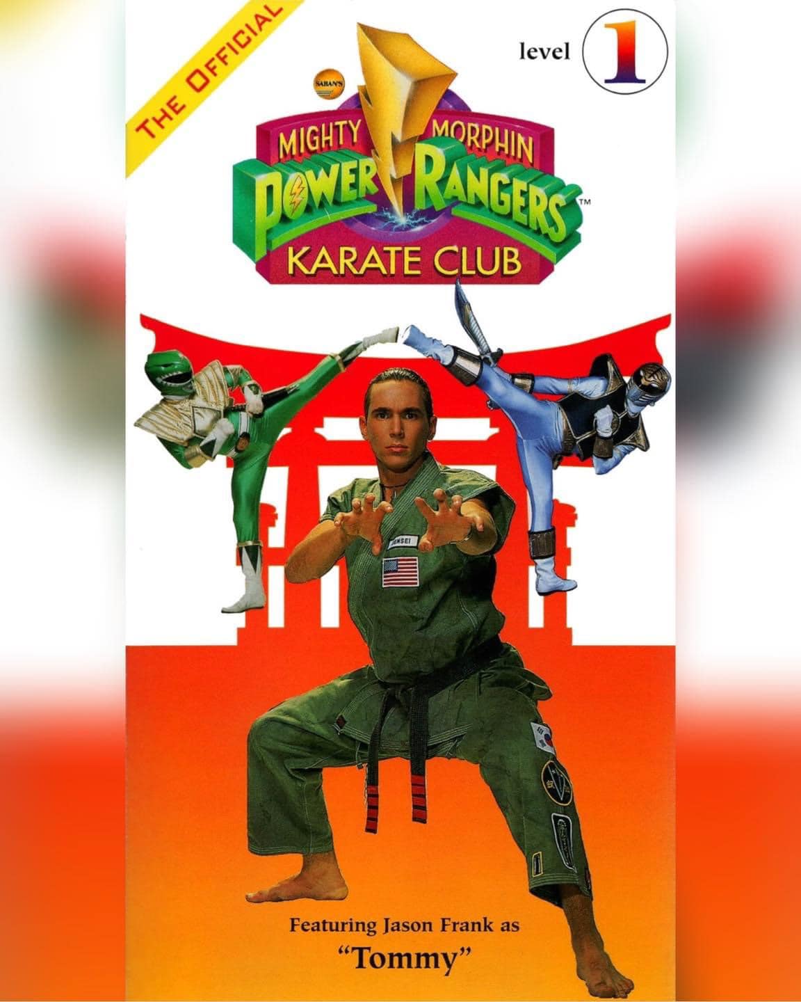 Karate Club VHS featuring Jason David Frank 💚