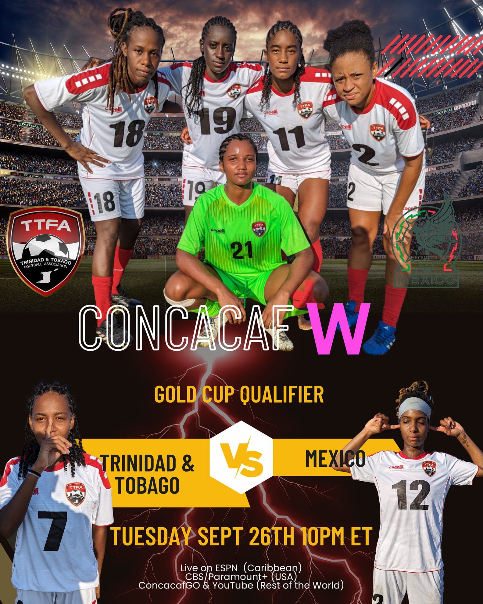 SporTT - 🇹🇹⚽️ Our Women's National Football Team is ready...