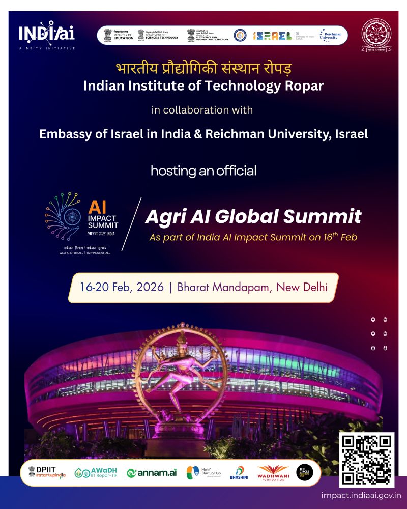 IIT - Indian Institute of Technology Ropar Proud to Host the Agri AI ...