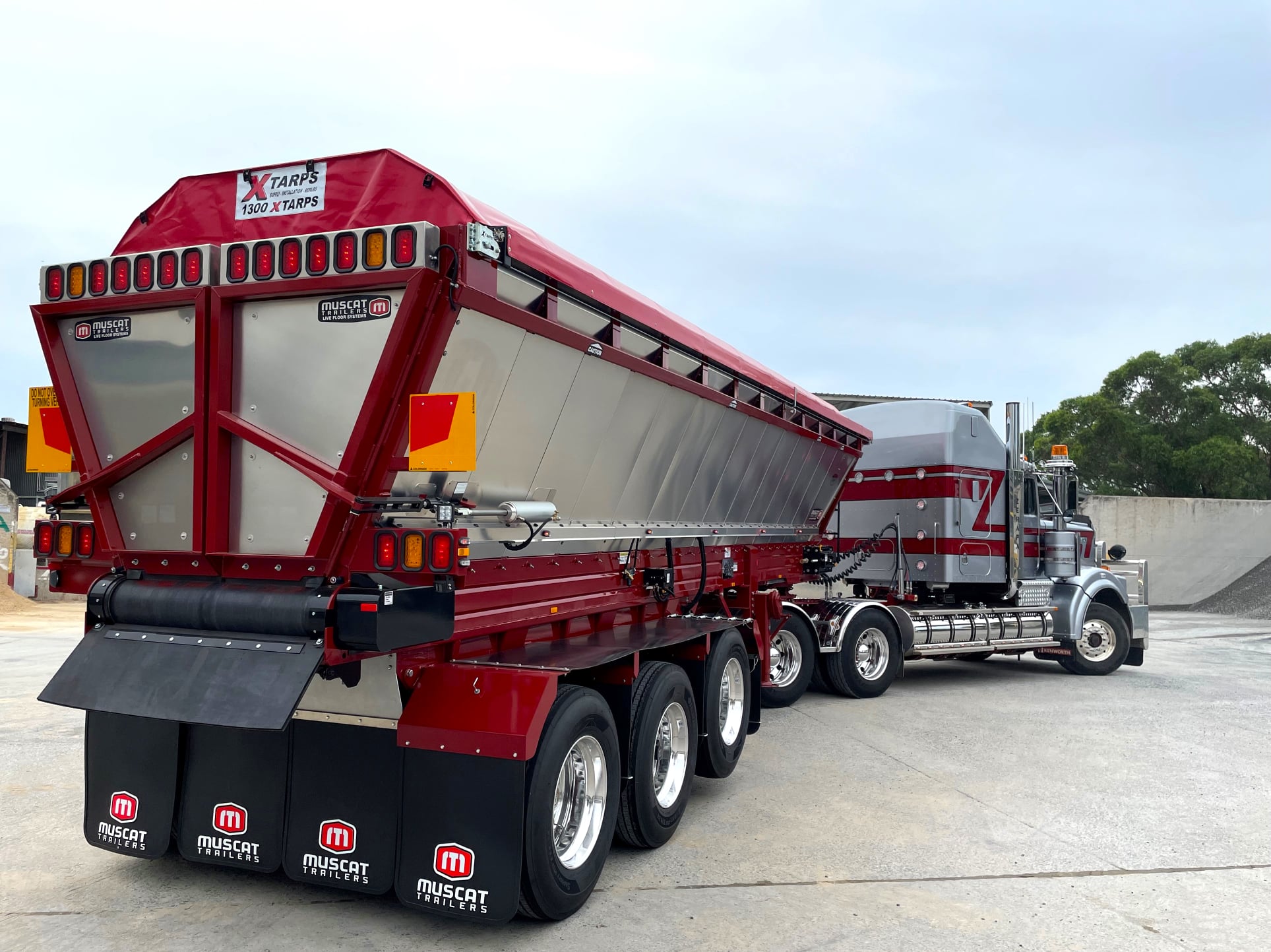 Muscat Trailers - Today Manzer Transport hooked up their...