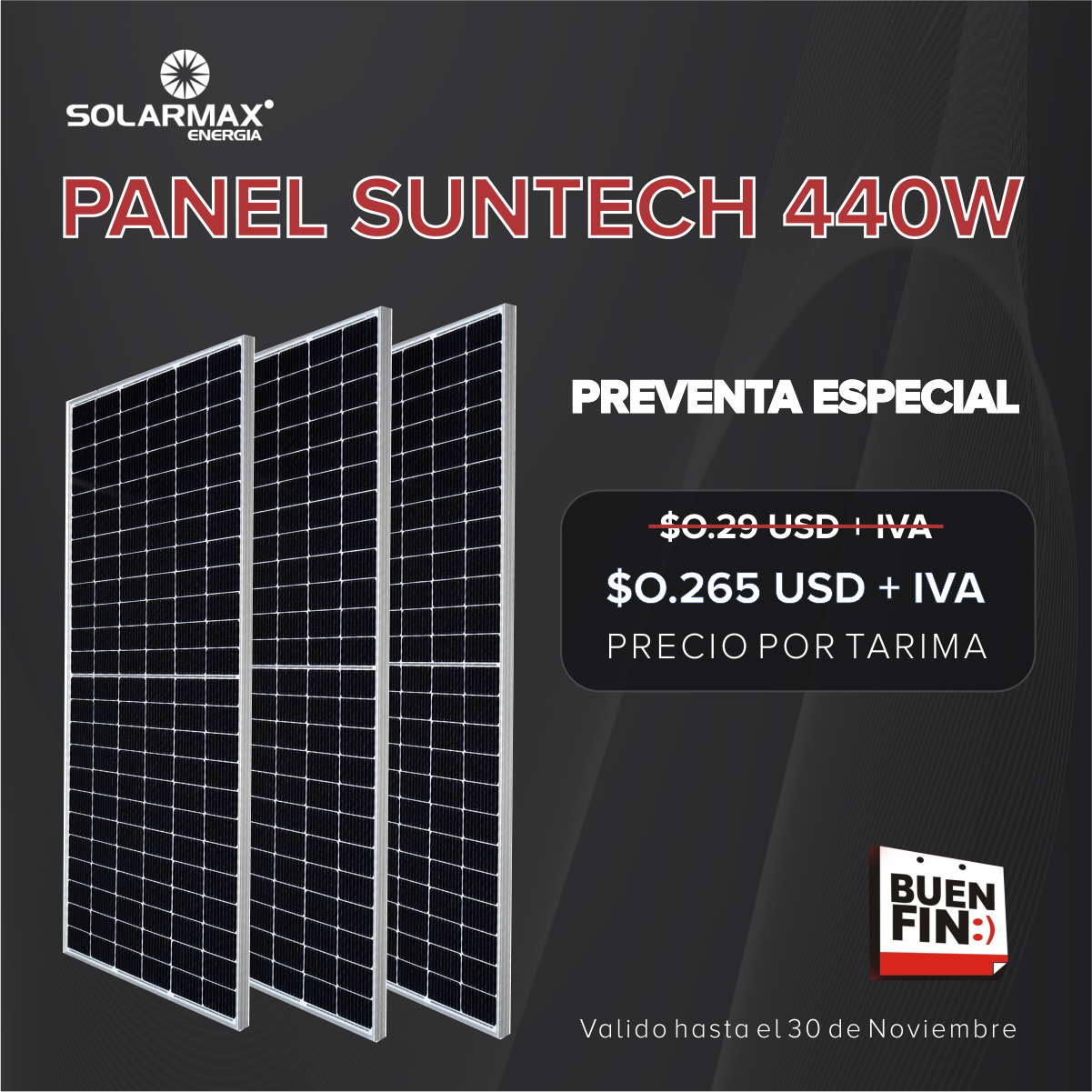 🔸 Aprovecha... - Solarmax - Distribuidor de Paneles Solares | Facebook