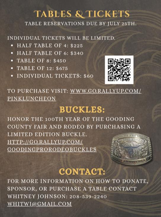 Gooding Pro Rodeo Tough Enough to Wear Pink