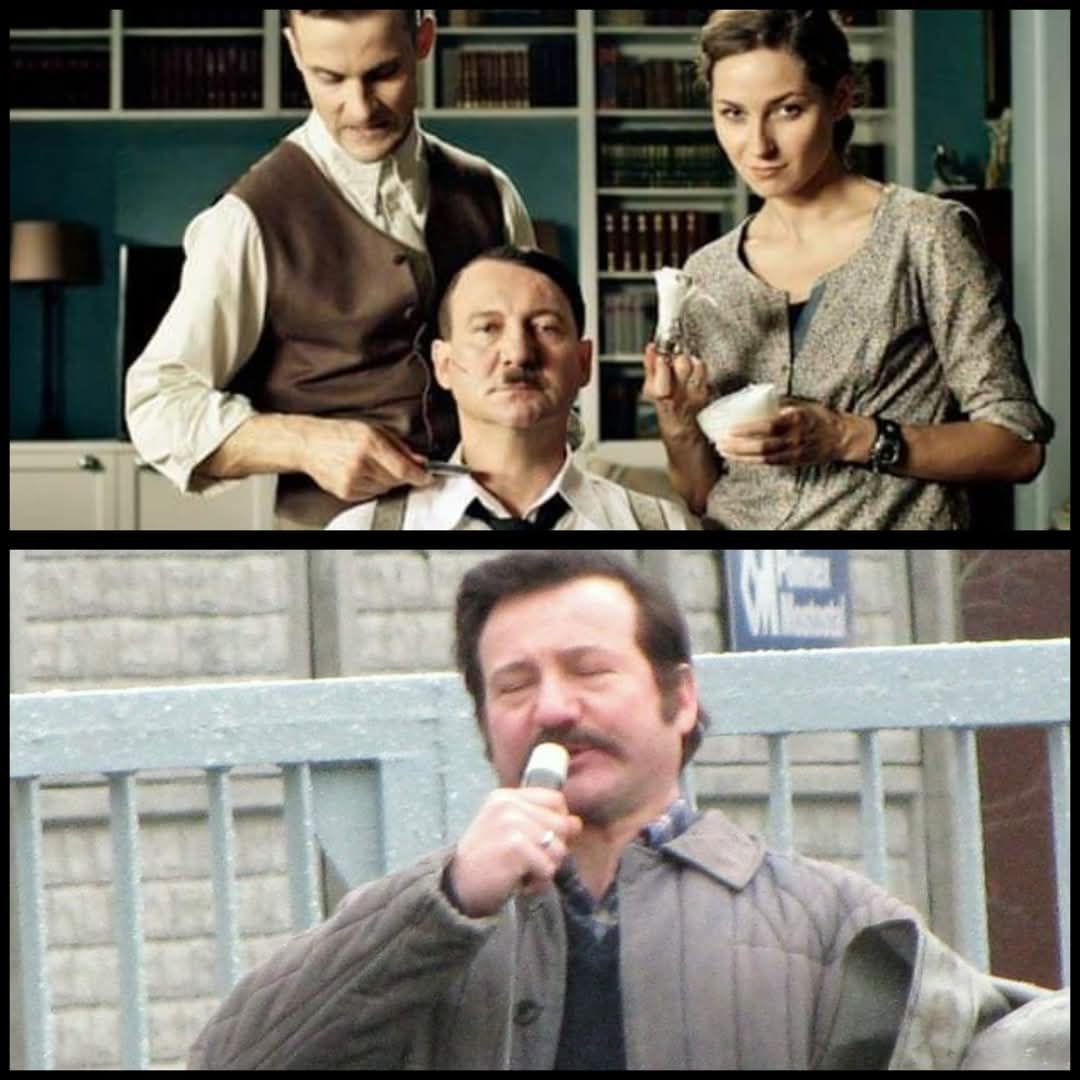 Aktorzy - Robert Więckiewicz, że to tak ujmę, z historycznym wąsem ...