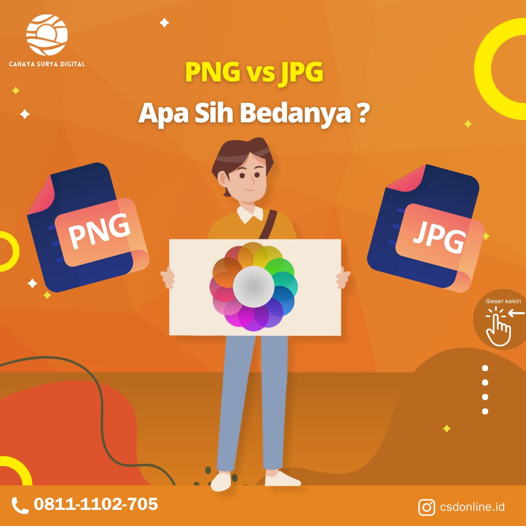 CSD Online.id - Kamu suka format PNG atau JPG? Mana yang...