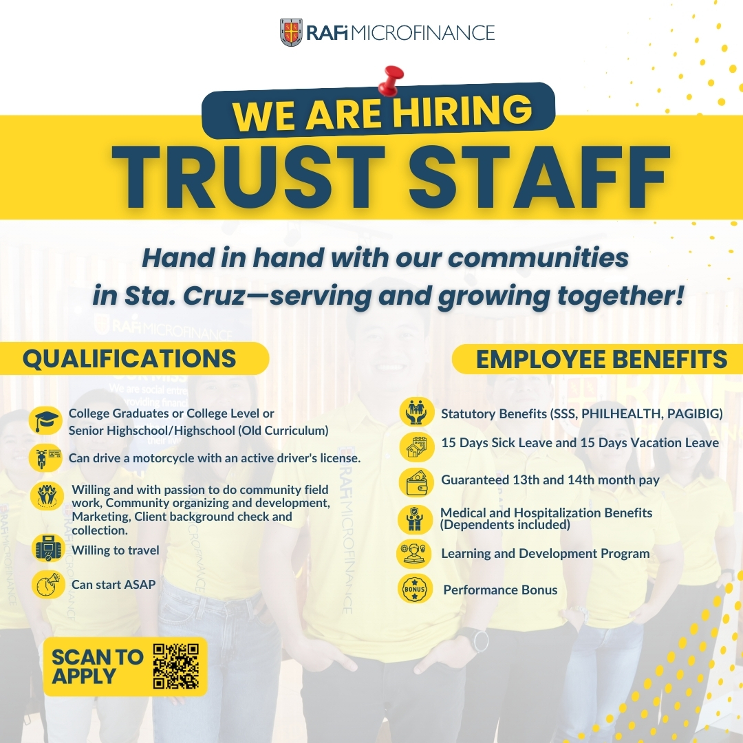Lead with care. Coordinate with... - RAFI MFI Careers | Facebook