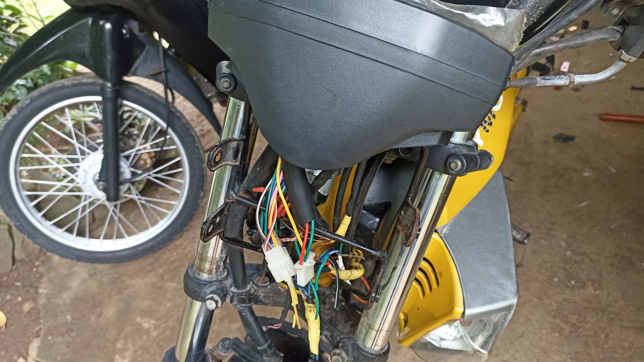 Kymco 125 Installing Digital speedometer #Kymco125 