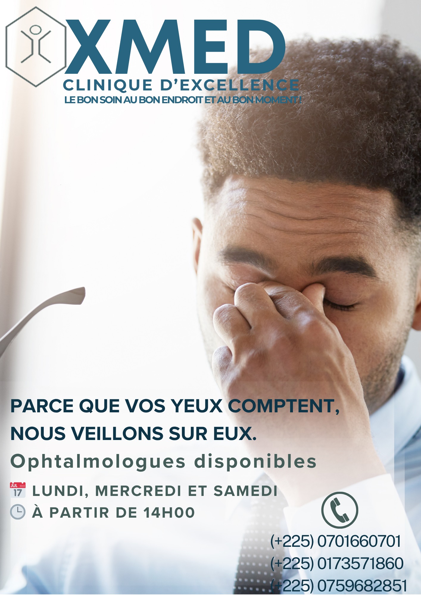 Centre - 🔔 Jour de consultation ophtalmologique ! Prenez soin de votre ...