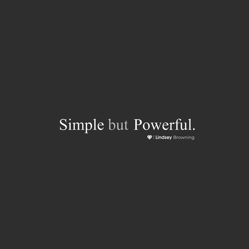 Simple but Powerful