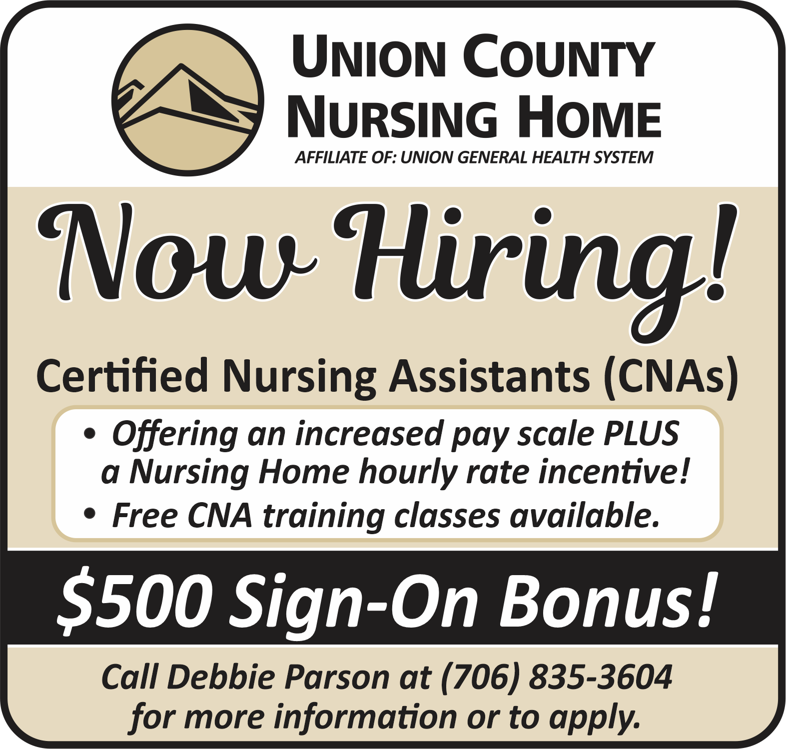 Our affiliated nursing home,... - Union General Hospital | Facebook