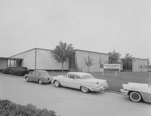 Historical - Exterior of Texas Instrument Co. (1959) The exterior of ...