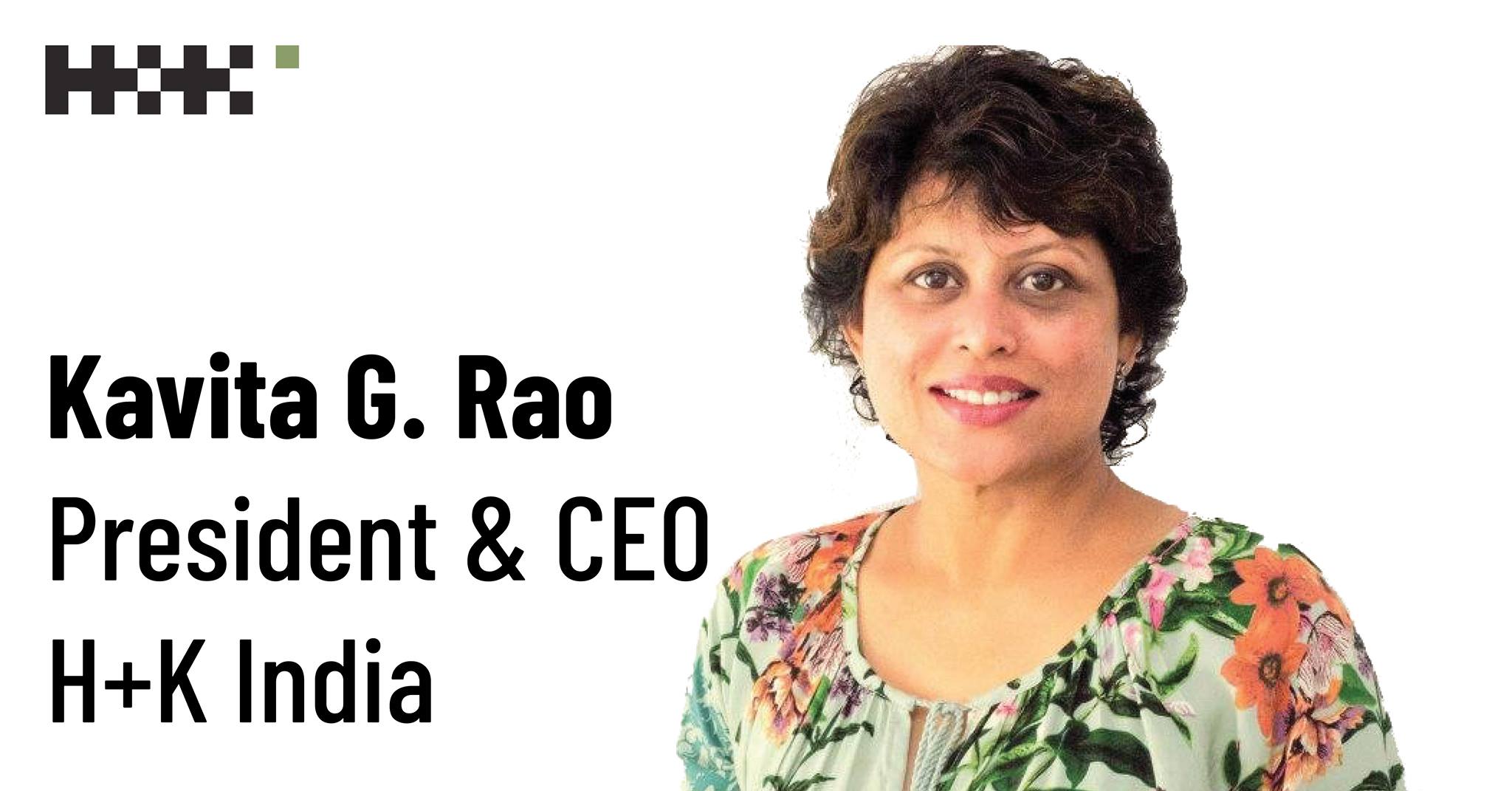 Hill & Knowlton - Say hello to Kavita Rao, the newly... | Facebook
