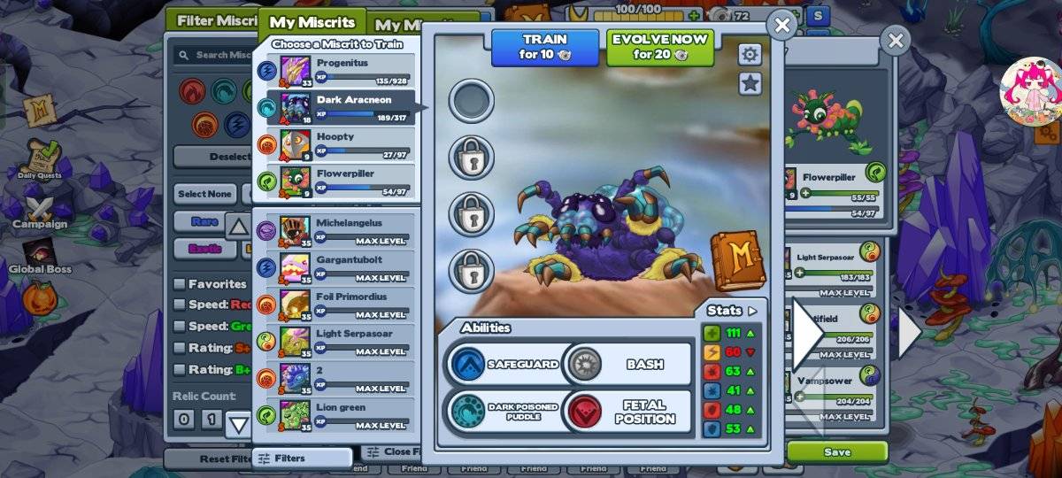 Miscrits: World of Creatures | malas nanga sa draw malas pa stats yung ...