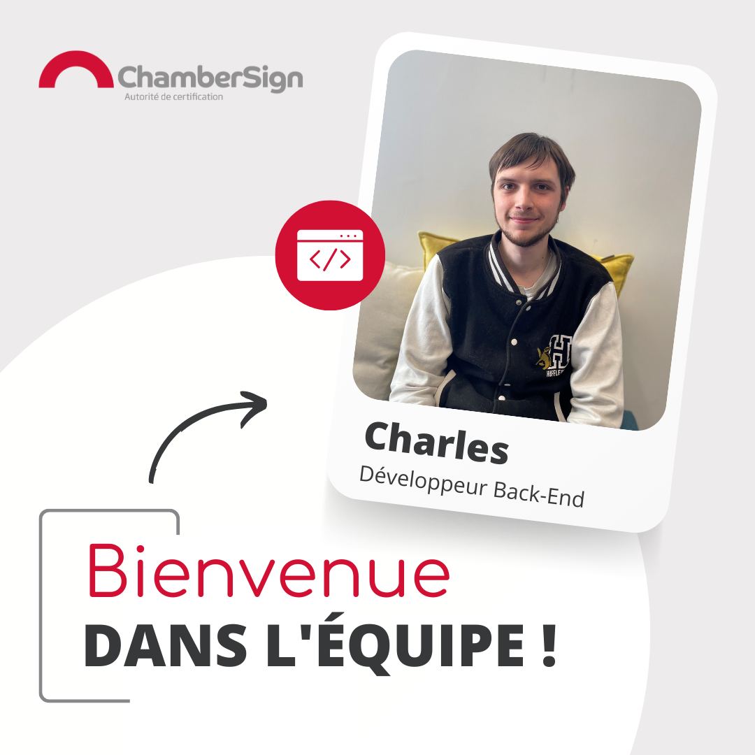ChamberSign - 🙋‍♂️ Bienvenue Charles ! Nous sommes ravis de vous ...