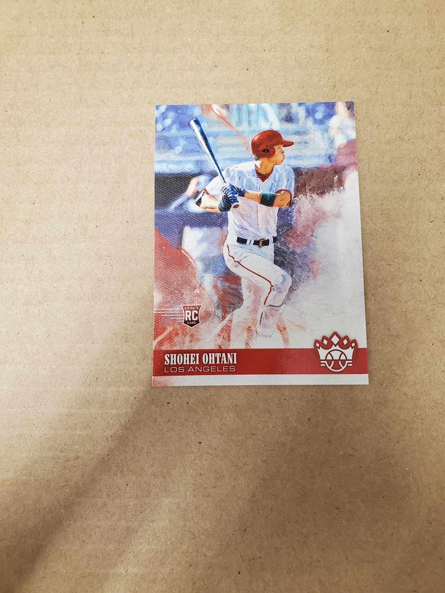 Adding 2018 Panini Diamond Kings Shohei Ohtani RC to collection