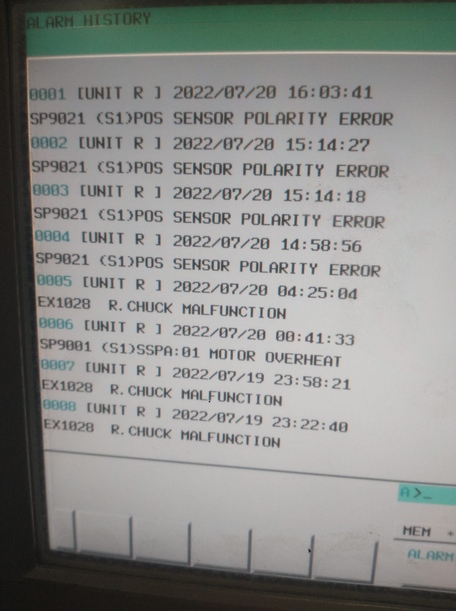 FANUC Robot Programmers | Hi anybody experienced this error sp9021 S1 ...