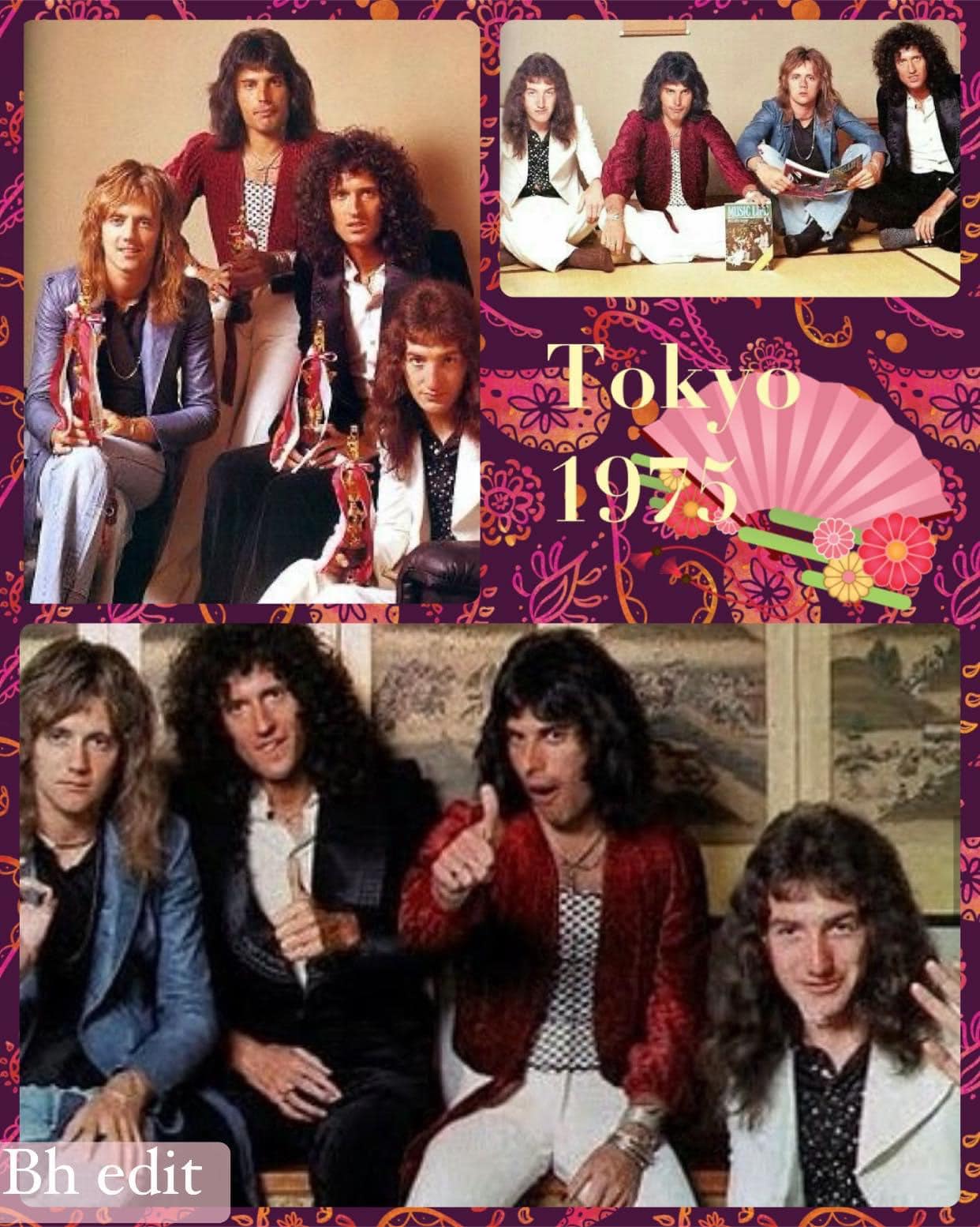 Queen's first Japan tour in 1975
