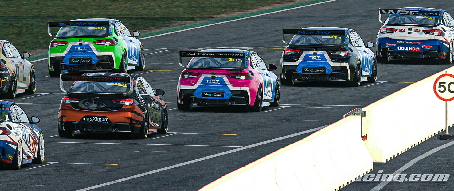 Riot Sim Racing - Few pics from last night's GAC T2...