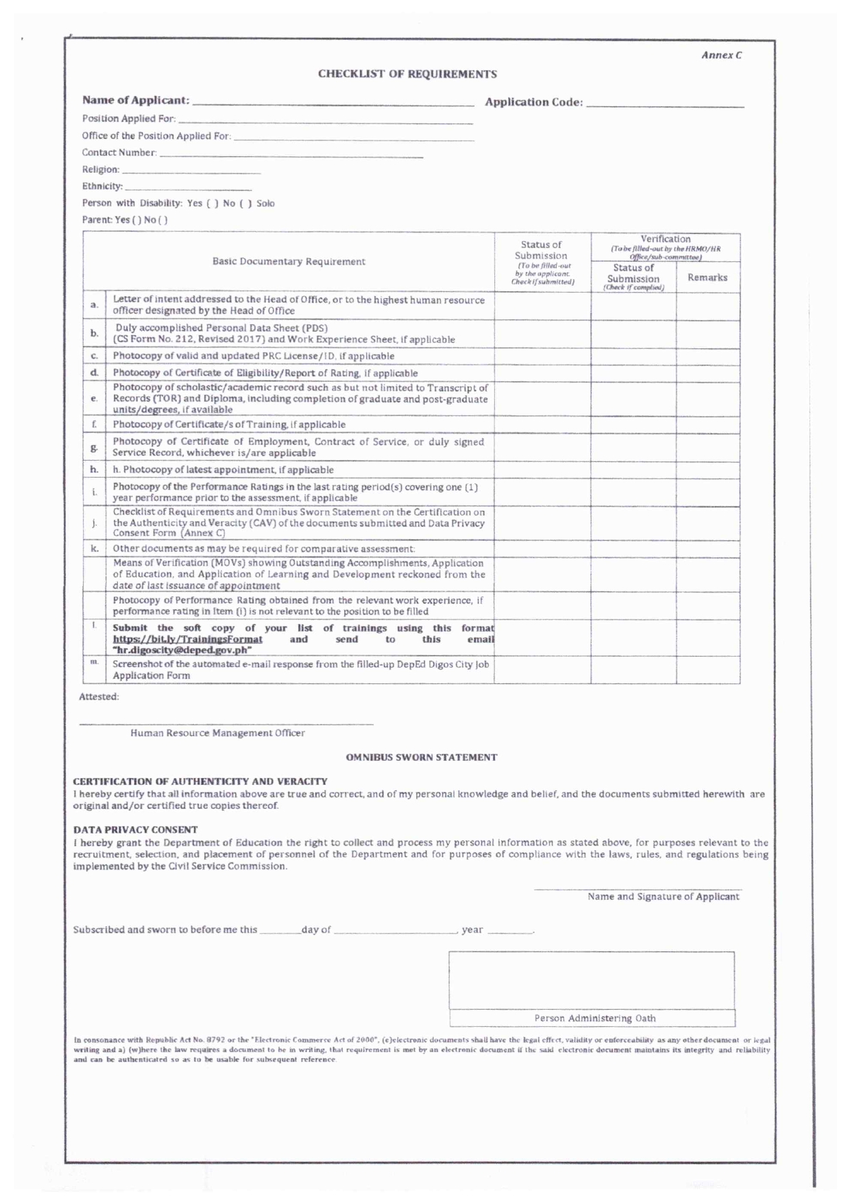 Human... - Human Resource Section DepEd Digos City Division