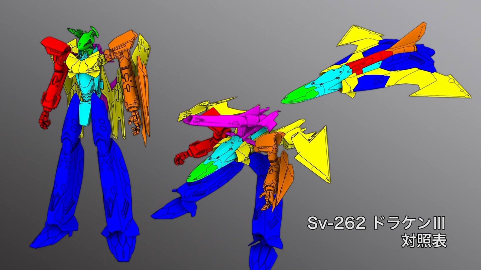 Macross Delta - Transformation of the SV262 Draken III | Facebook