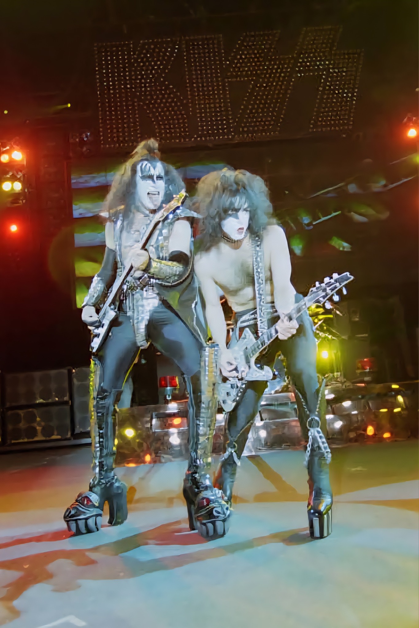 Kiss playing 1988 'Donington Monsters Of Rock'